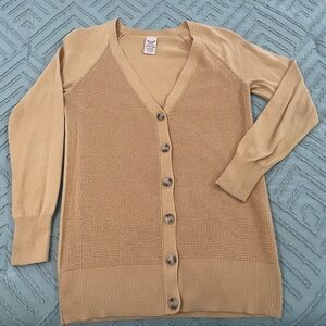 Faded Glory Yellow Cardigan (size S)